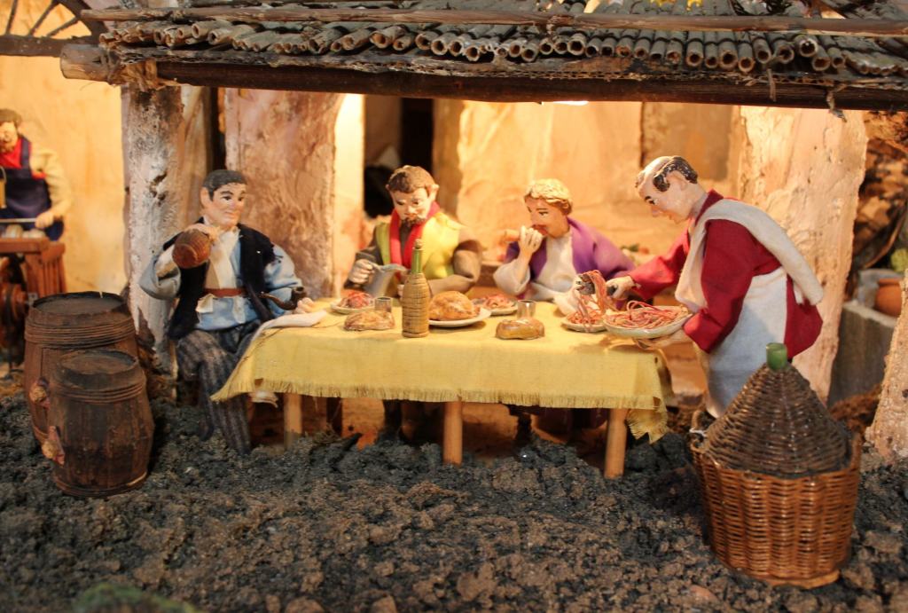 Il Presepe meccanico di Ninì Sapone in esposizione alla chiesa del Santo Cristo