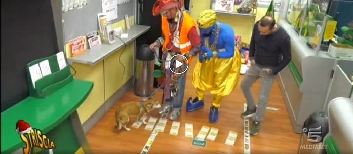 Striscia la Notizia a Reggio Calabria per il cane che ‘fiuta’ i gratta e vinci