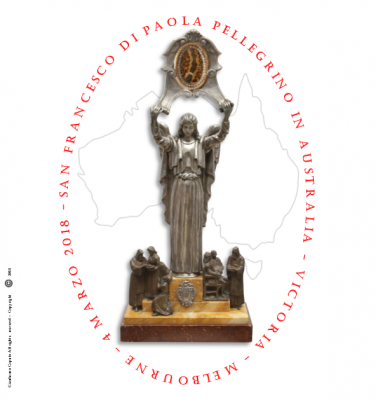 Logo San Francesco di Paola Pellegrino in Australia PNG sfondo bianco