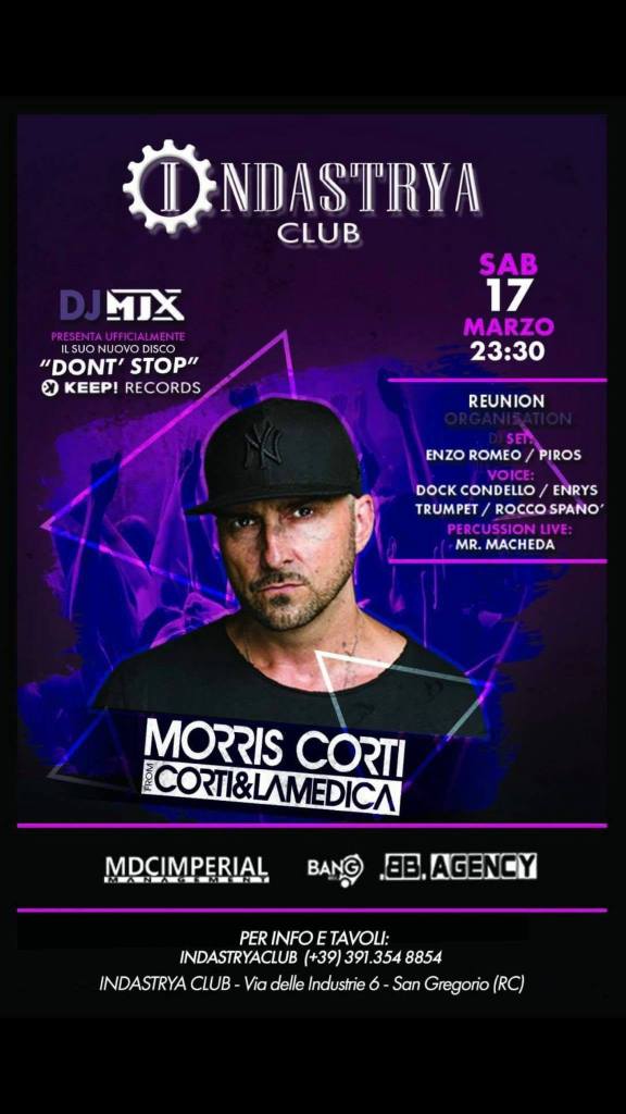 MORRIS CORTI – Indastrya Club