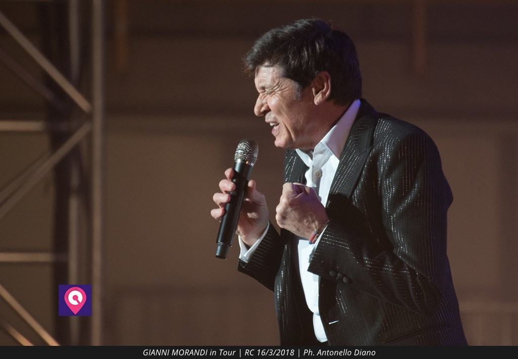 Grande successo a Reggio Calabia per Gianni Morandi