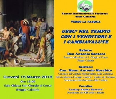 Foto manifesto - Gesù nel tempio