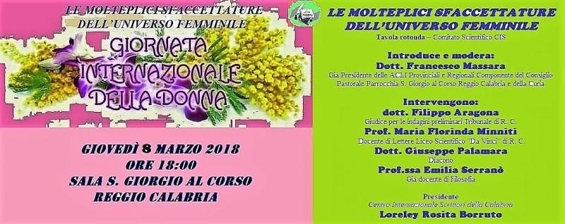 Foto manifesto - Giornata mondiale della donna - 8 marzo