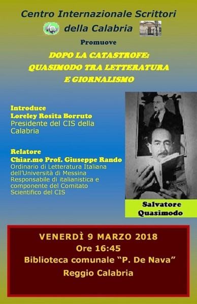 Foto manifesto - Quasimodo tra letteratura e giornalismo
