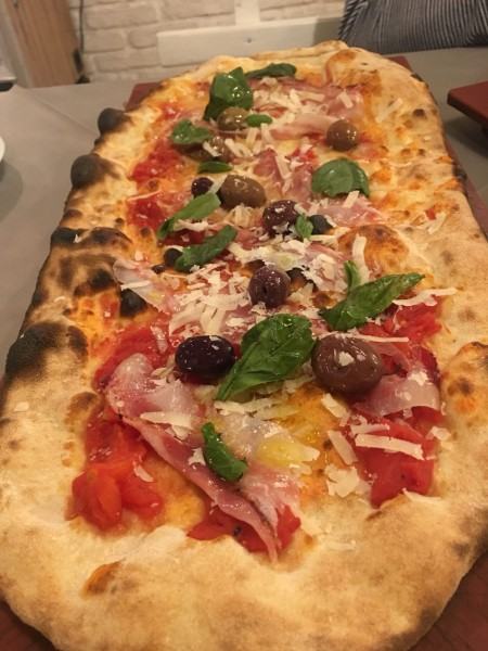 pizza crudalina hostaria