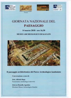 - Il paesaggio architettonico del Parco Archeologico kauloniate