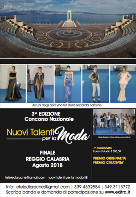 Locandina Nuovi Talenti per la Moda 2018