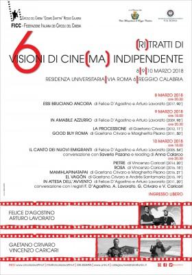 Locandina Visioni di CInema Indipendente 2018