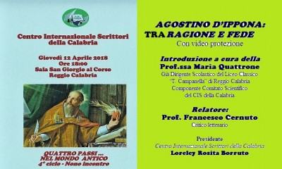 Foto manifesto - Agostino D'Ippona, tra ragione e fede