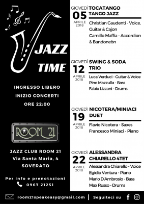 JAZZ TIME APRILE ROOM 21