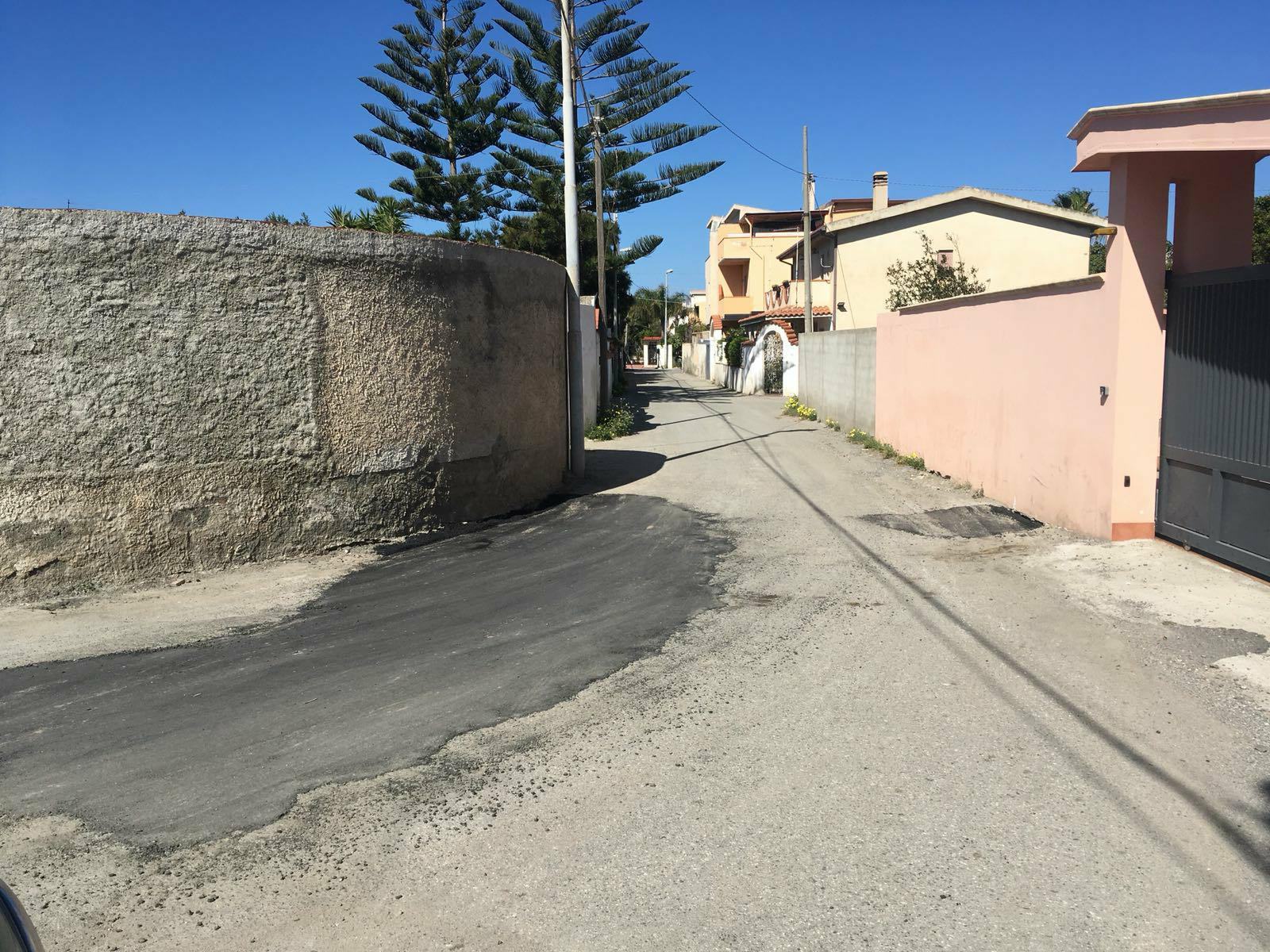 Bocale – Sistemata la strada dopo le numerose segnalazioni