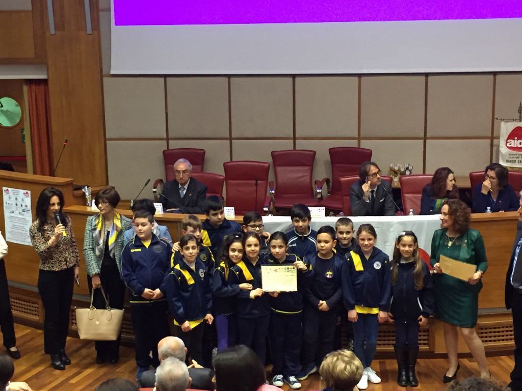 “AIDO Vita senza confini” premiati gli alunni dell I.C. Catonoso – De Gasperi
