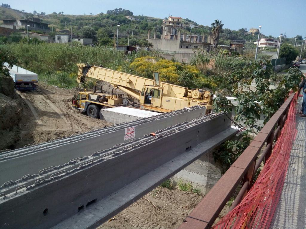 Reggio, riprendono i lavori di costruzione del Ponte di Nocille