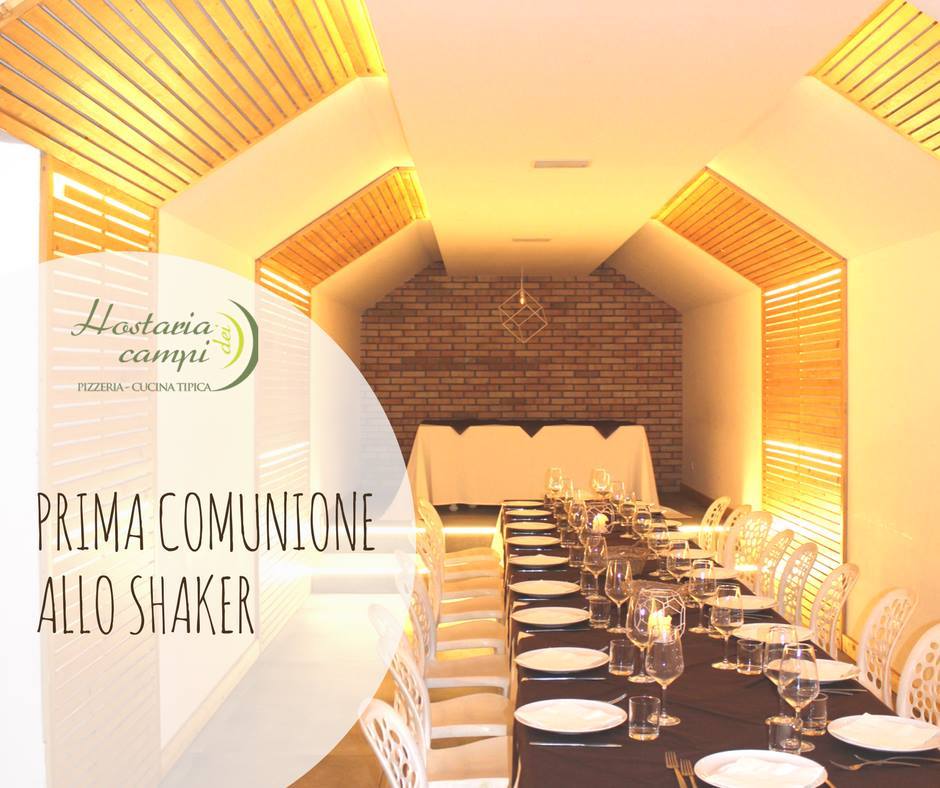 Comunioni vicine, festeggia allo Shaker
