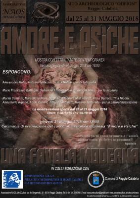 Locandina invito Mostra Amore e Psiche