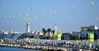 Visione villaggio coldiretti lungomare di Bari