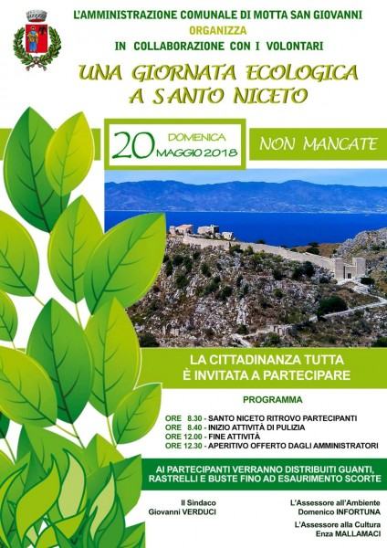 giornata ecologica Castello Santo Niceto