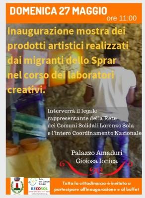 inaugurazione mostra palazzo amaduri locandina