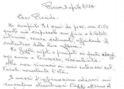 lettera telesio