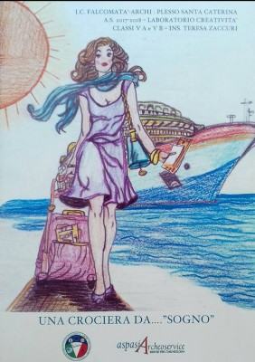 3 La copertina del libro degli alunni di 5A e 5B dell'ic Falcomatà Archi RC