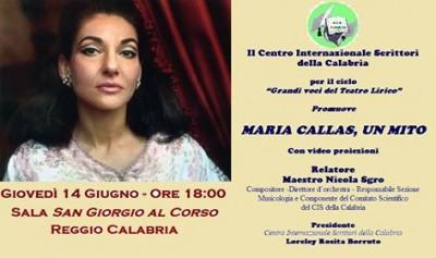 Il Cis della Calabria propone Maria Callas, un mito