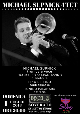 LOCANDINA MICHAEL SUPNICK 4TET