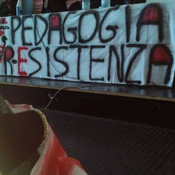 Pedagogia della R-Esistenza Unical vicino ai Prendocasa Cosenza
