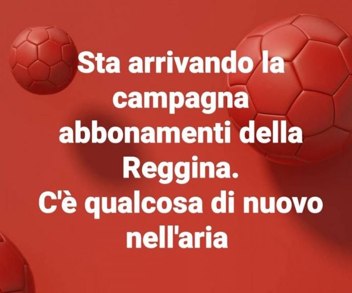 abbonamenti reggina