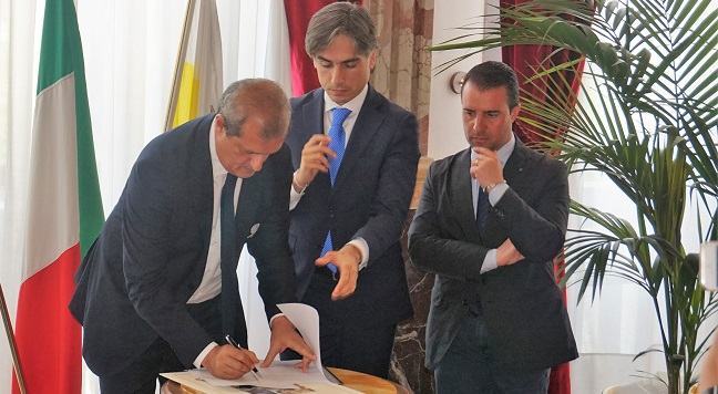 CIP – Firmati 3 protocolli d’intesa. Pancalli: “Vengo a Reggio sempre con piacere”