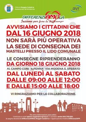 locandina consegne campo coni