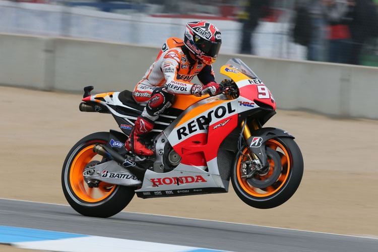 La Honda di Marc Marquez a Reggio Calabria