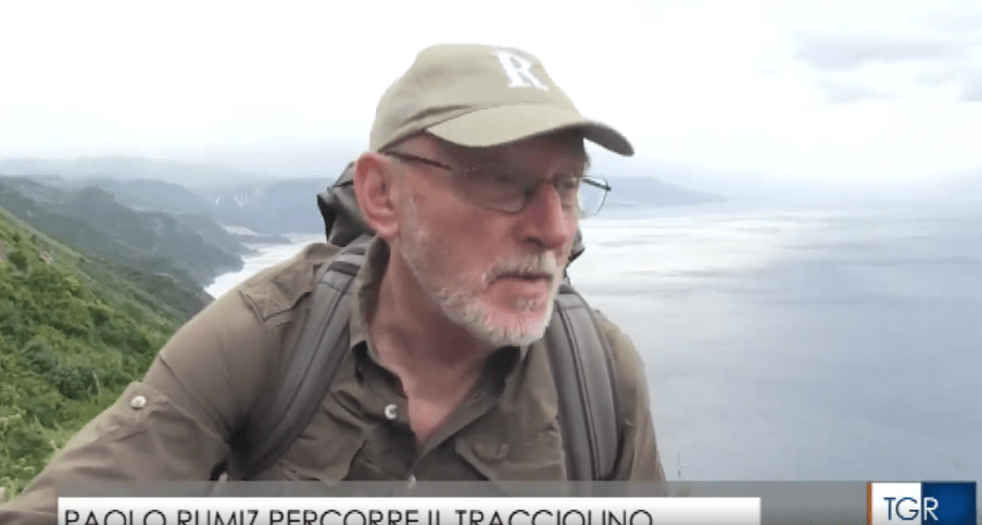Rumiz al TgR Rai racconta la Calabria e il Sentiero del Tracciolino: “Qui si respira leggenda”
