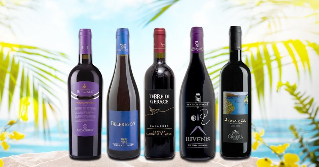 Ecco i 5 Vini Rossi Calabresi consigliati per l’estate 2018