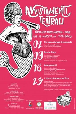 Avvistamenti Teatrali 2018 - locandina