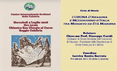 Foto manifesto - Corona D'Aragona e Mezzogiorno d'Italia