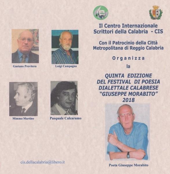 Foto manifesto - Quinta edizione Festival di poesia dialettale calabrese
