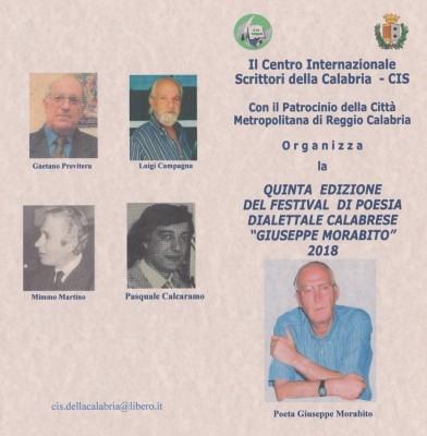 Foto manifesto - Quinta edizione Festival di poesia dialettale calabrese