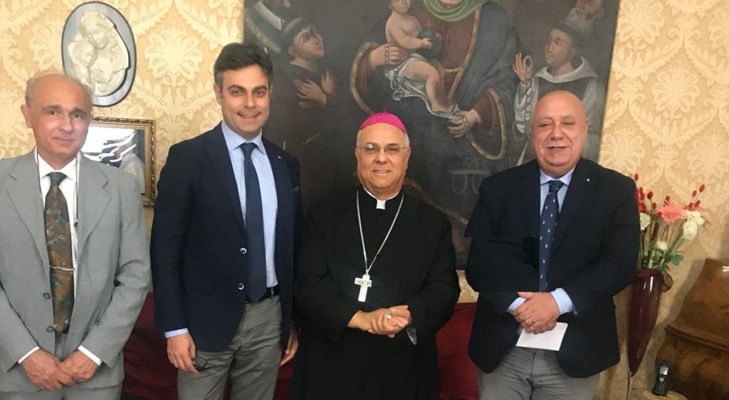 CONI: Condipodero incontra monsignor Vincenzo Bertolone presidente della Conferenza episcopale calabra
