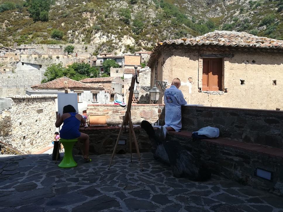 Concluso con successo il weekend dei pittori a Gallicianò