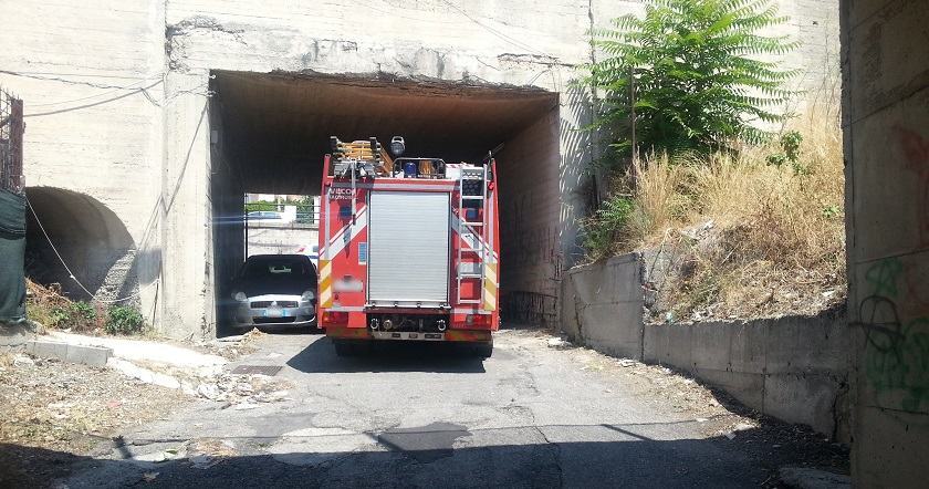 Lazzaro, sottopassi pericolosi, ancora un grazie ai Vigili del Fuoco di Reggio Calabria