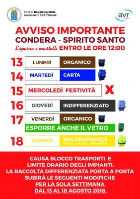 AVVISO 15 CALENDARIO CONDERA-6.000 copie