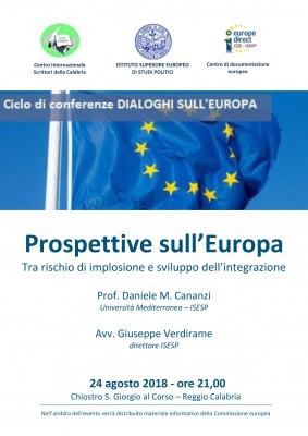 Foto locandina - Prospettive sull'Europa