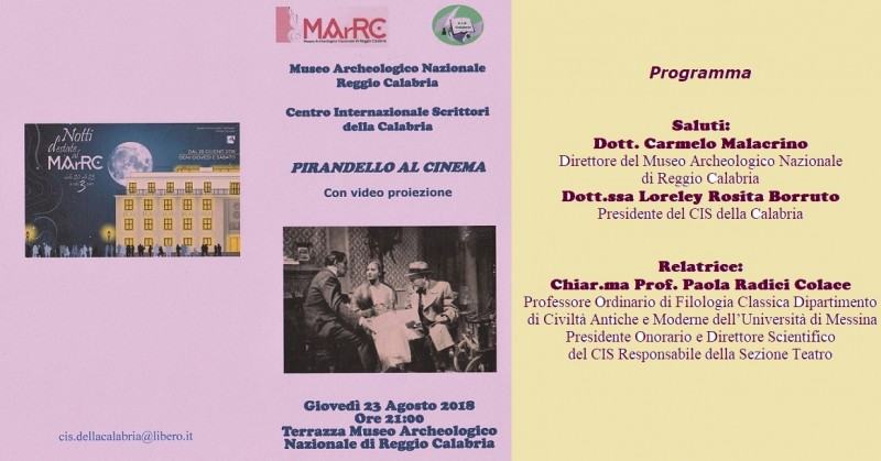 Foto manifesto - Pirandello al cinema