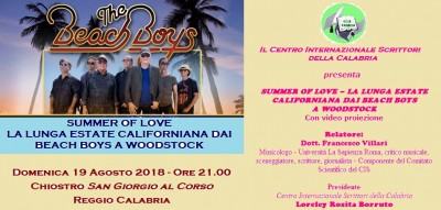 Foto manifesto - Summer of love - dai Beach Boys a Woodstock - Domenica 19