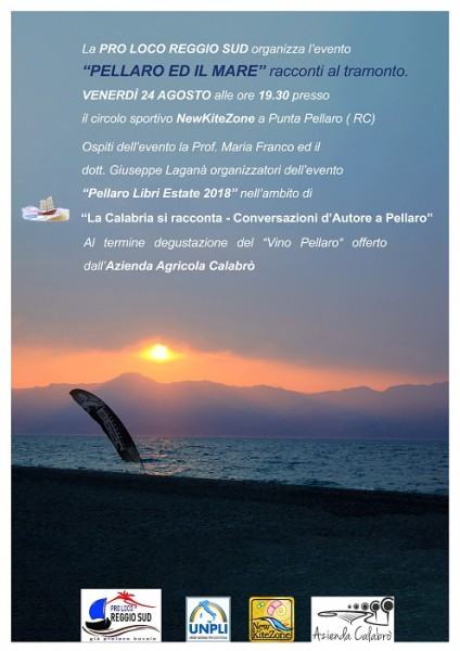 Locandina evento 24.8.18 Racconti al tramonto
