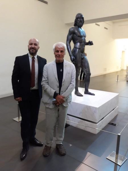 Direttore Malacrino con Michele Placido