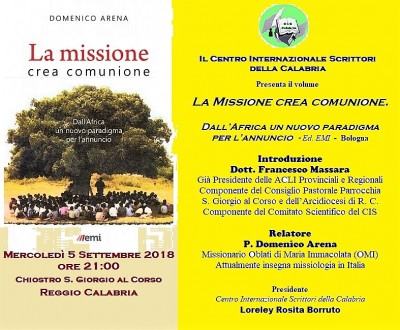 Foto manifesto - La Missione crea Comunione