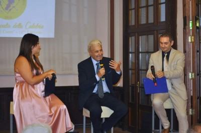Giovanna Scarfò, Pino Strati e Marco Mauro al Premio Simpatia della Calabria