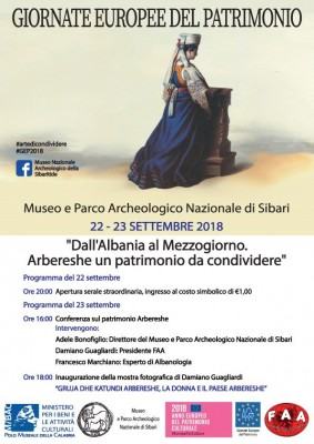 - Locandina - Dall'Albania al Mezzogiorno. Arbereshe, un patrimonio da condividere