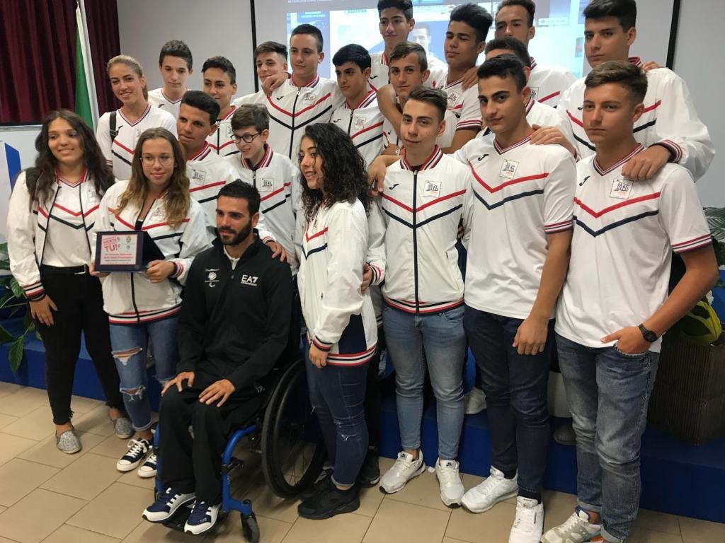 Vincenzo Boni incontra i ragazzi del Liceo scientifico sportivo A.Volta